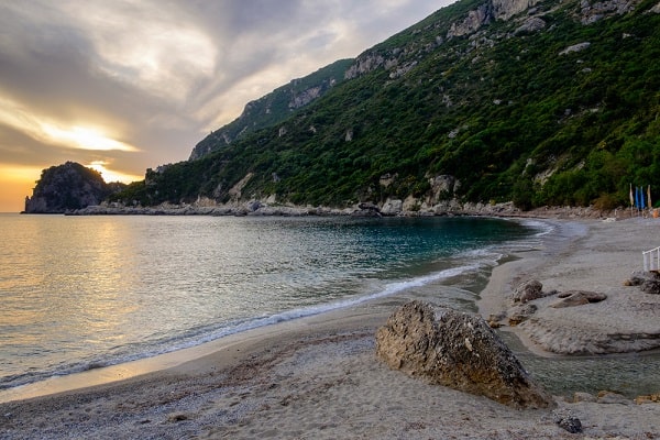 ermones-strand-corfy-korfoe-overzicht