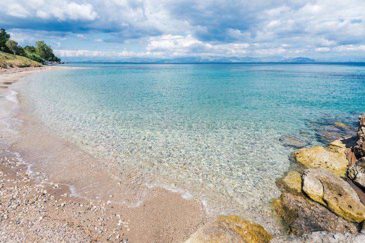 benitses-corfu-strand